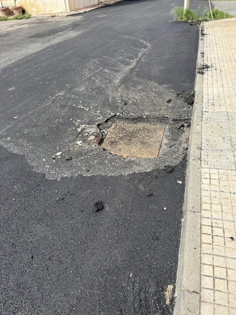 strade asfaltate male a gallico