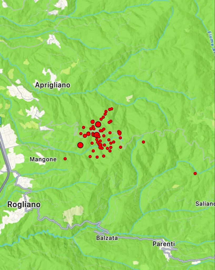 terremoto cosenza