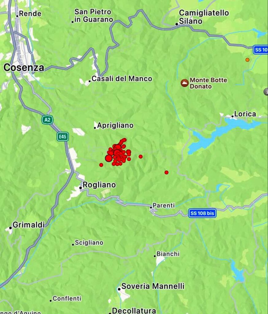 terremoto cosenza