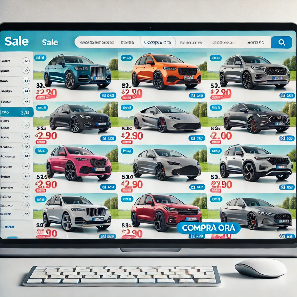 vendita online auto