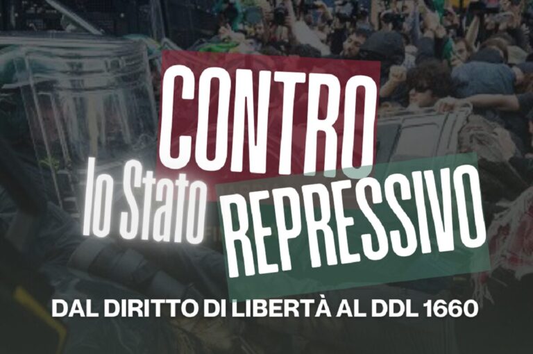 CONTRO LO STATO REPRESSIVO