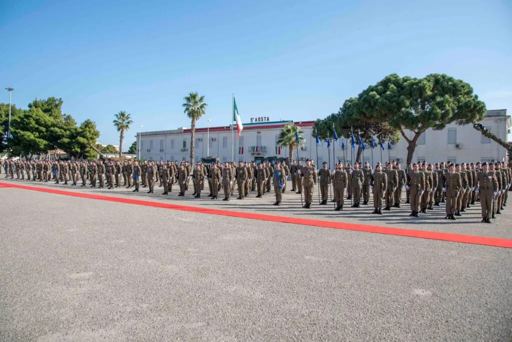 Cambio della guardia Brigata Aosta