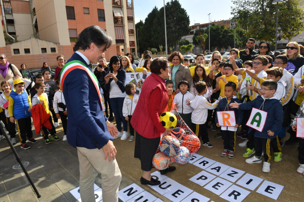 Inaugurazione parco rione marconi reggio calabria