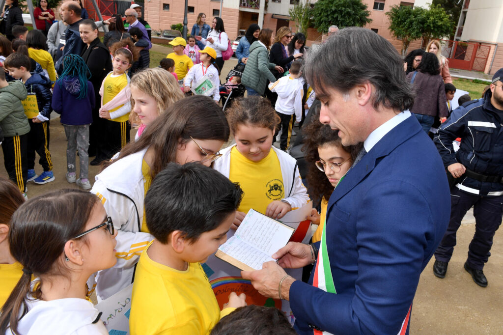 Inaugurazione parco rione marconi reggio calabria