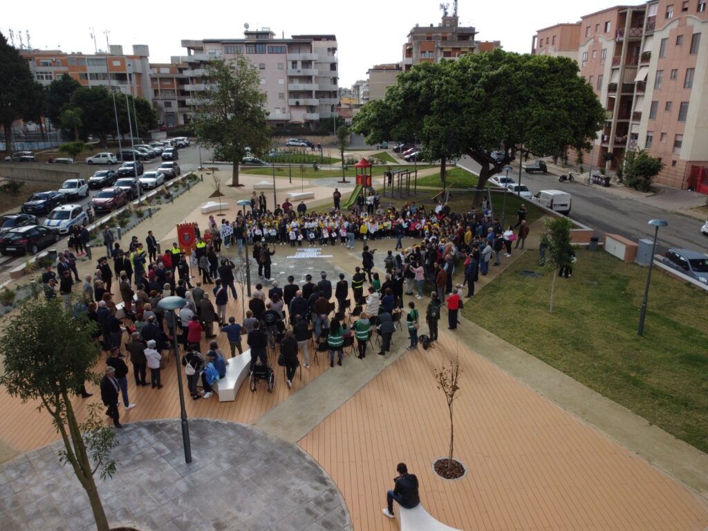 Inaugurazione parco rione marconi reggio calabria