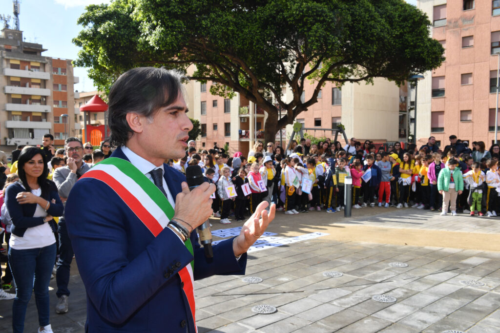 Inaugurazione parco rione marconi reggio calabria