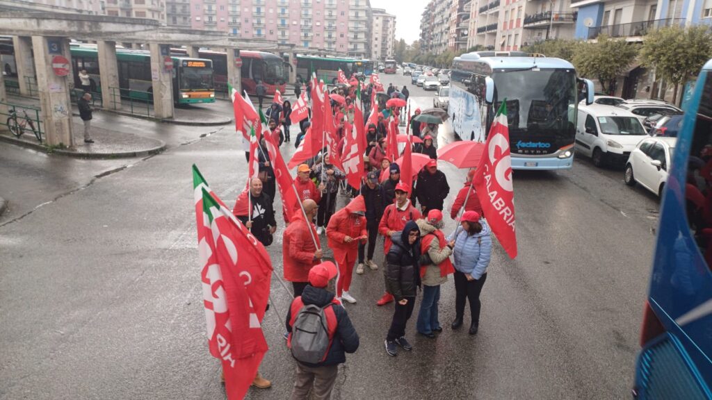 Manifestazione Cgil Cosenza