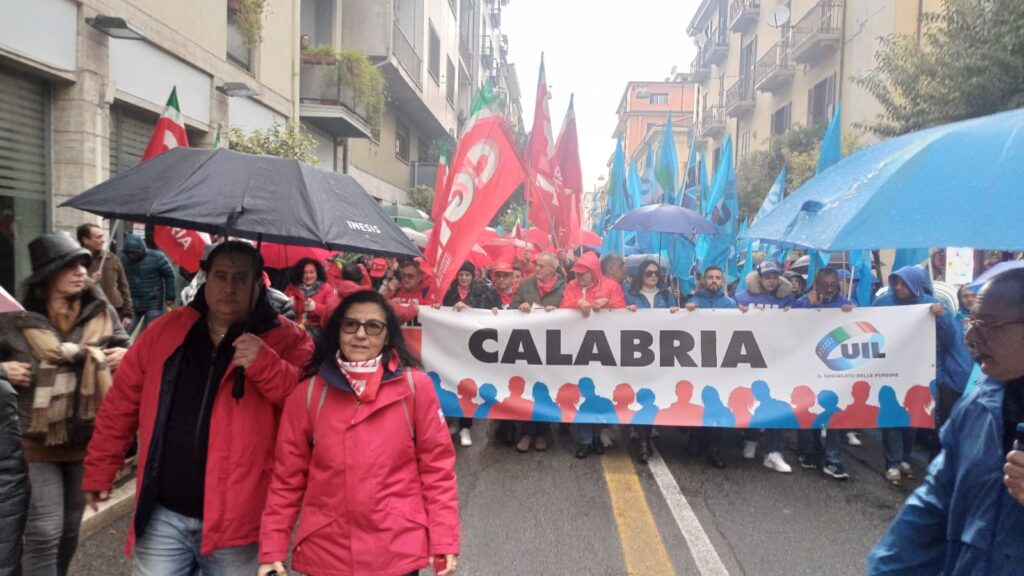 Manifestazione Cgil Cosenza