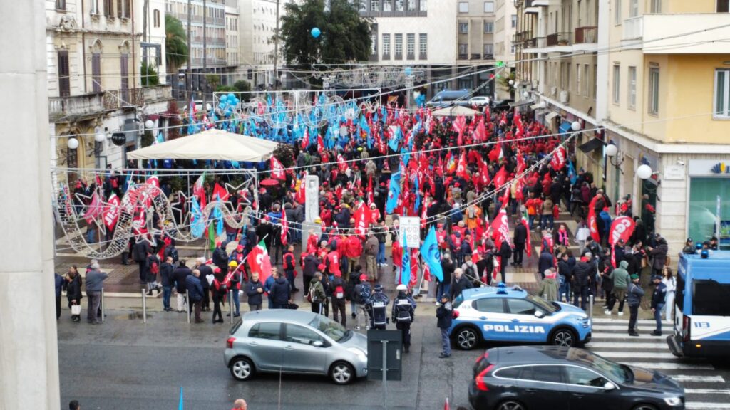 Manifestazione Cgil Cosenza