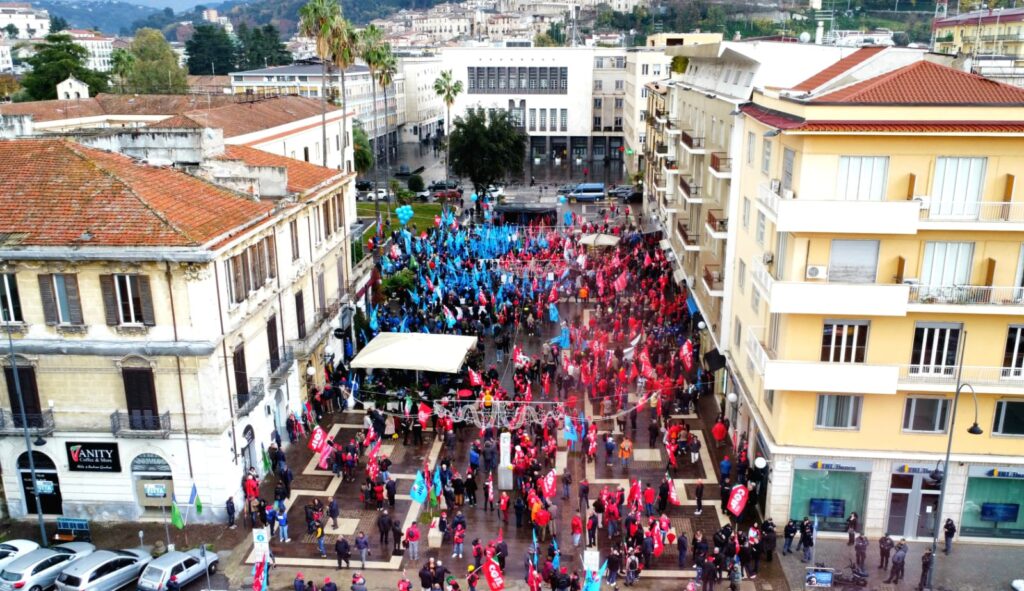 Manifestazione Cgil Cosenza