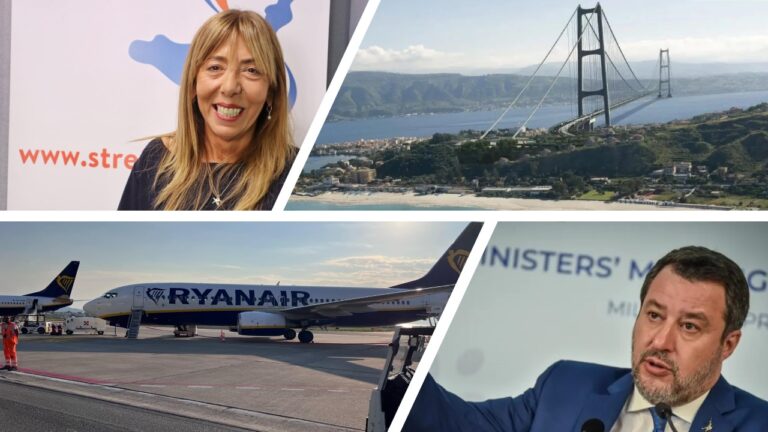 Minasi Ponte sullo Stretto Aereo Ryanair e Salvini