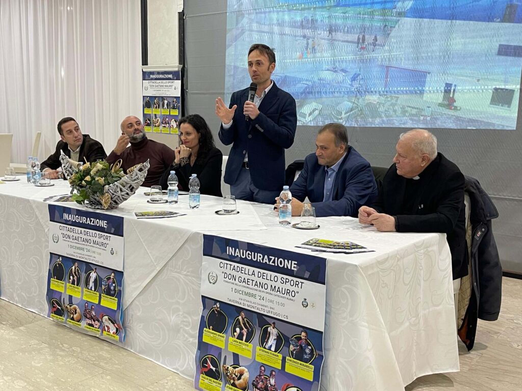 Montalto Uffugo presentata la Cittadella dello Sport Don Gaetano Mauro