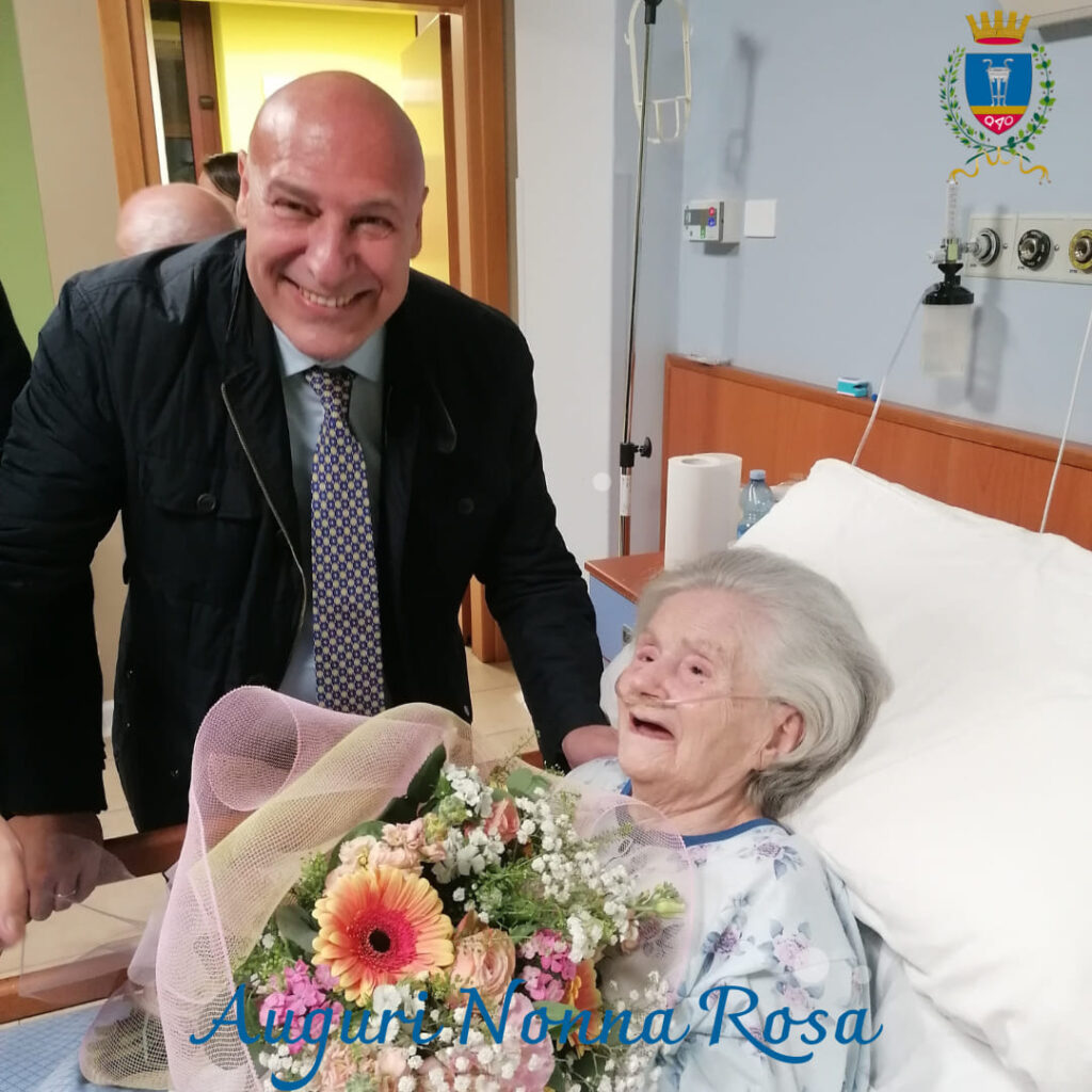 Nonna Rosa 104 anni a Crotone