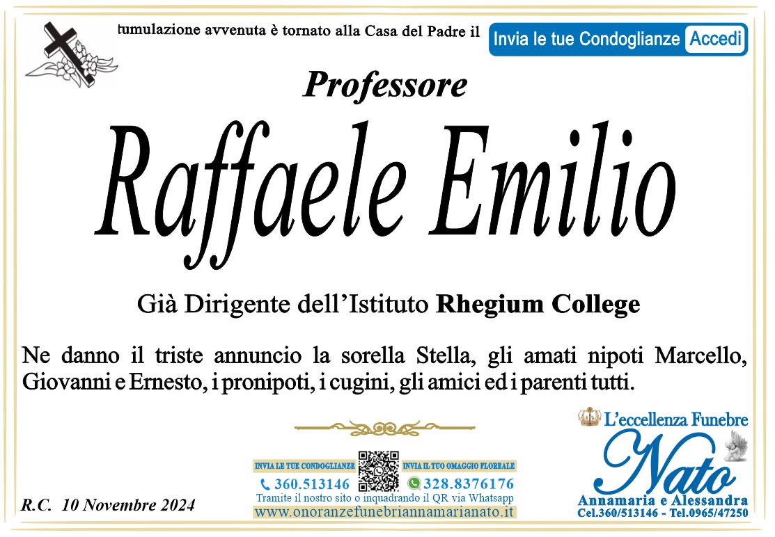 RAFFAELE EMILIO