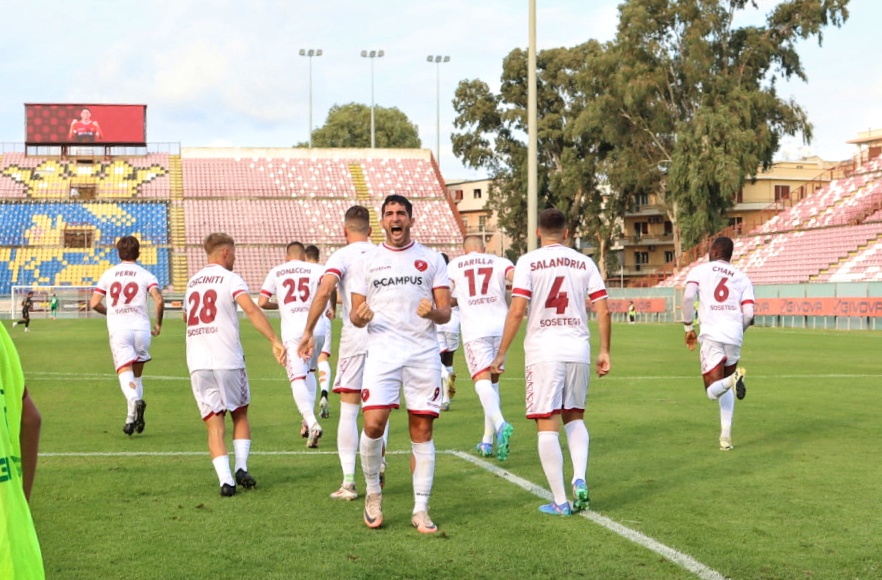 Reggina-Sambiase esultanza Barranco