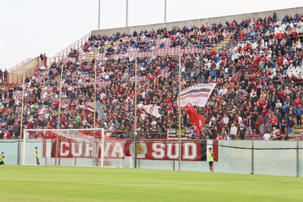 Reggina-Sambiase tifosi Granillo Curva Sud