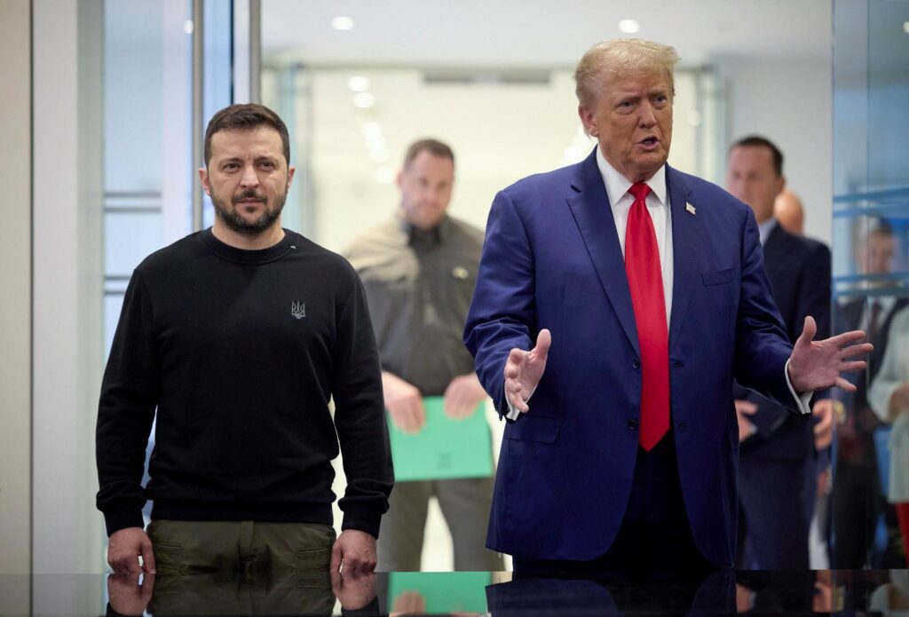 Zelensky e Trump