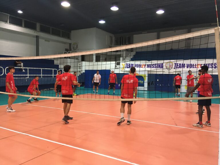 allenamento ambiente lab team volley messina serie c maschile