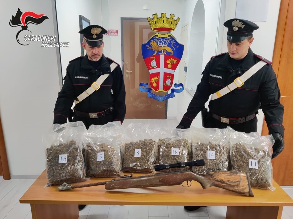 carabinieri reggio calabria droga