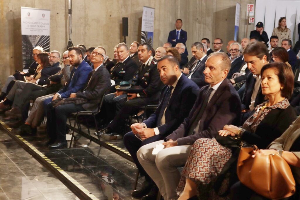 cerimonia di avvio dei lavori di completamento del Palazzo di Giustizia di Reggio Calabria