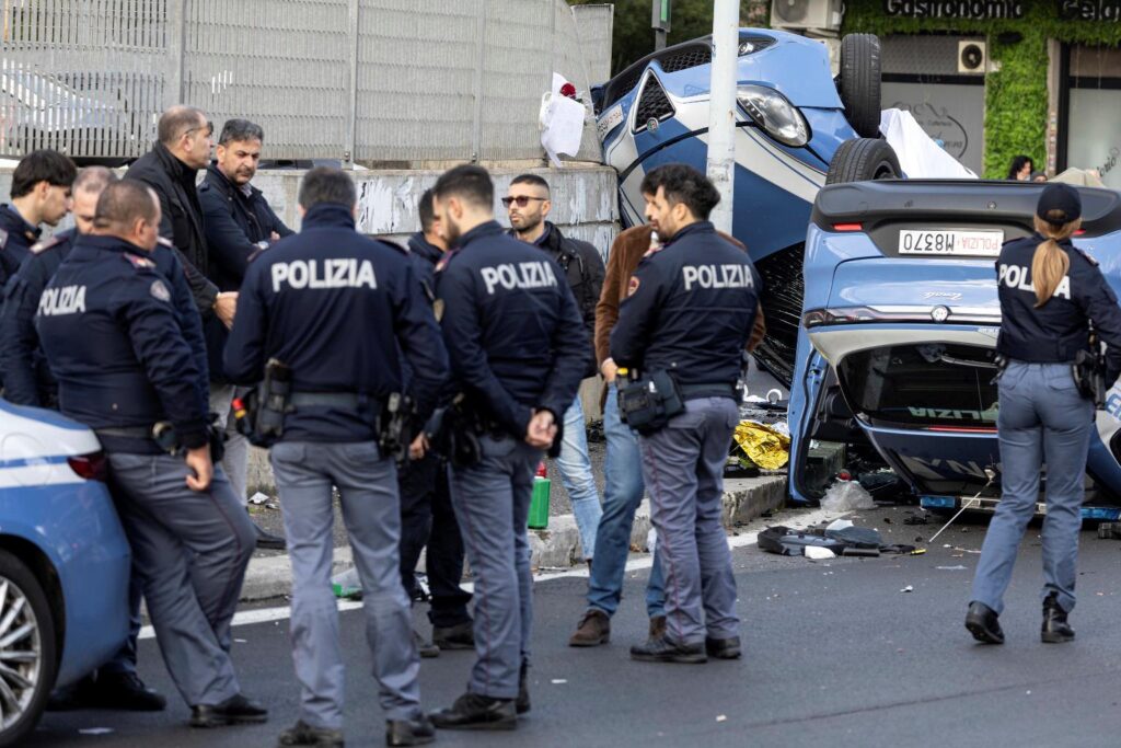 incidente roma poliziotto morto