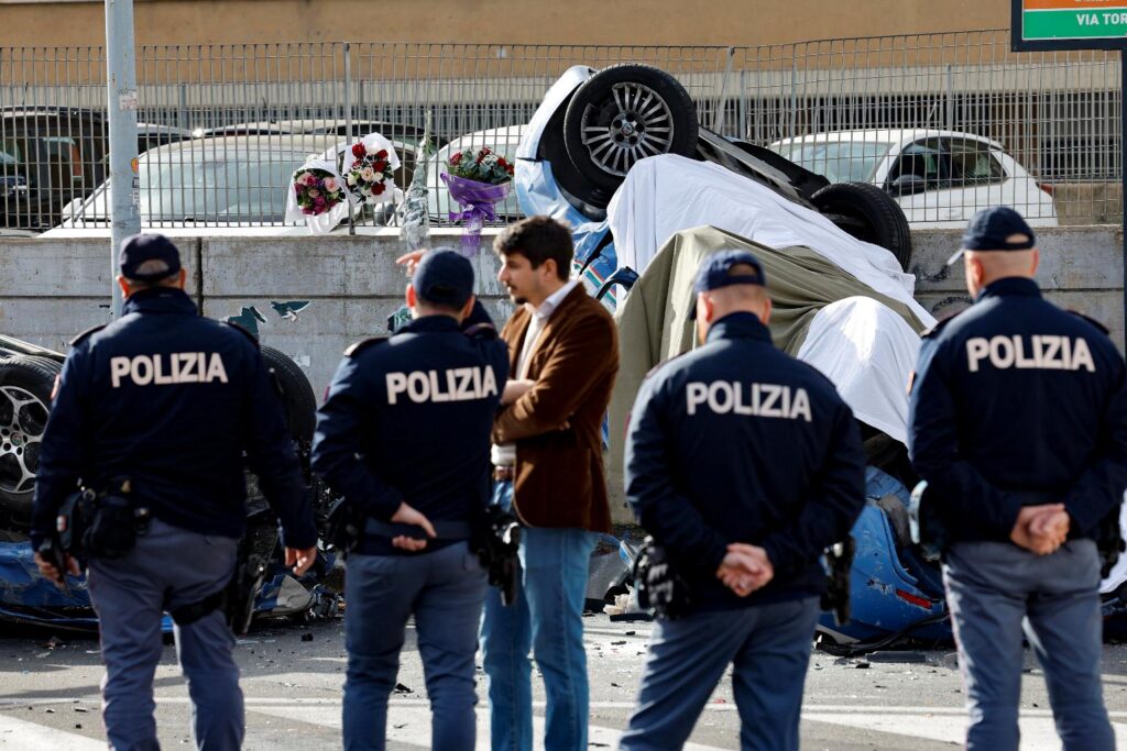 incidente roma poliziotto morto