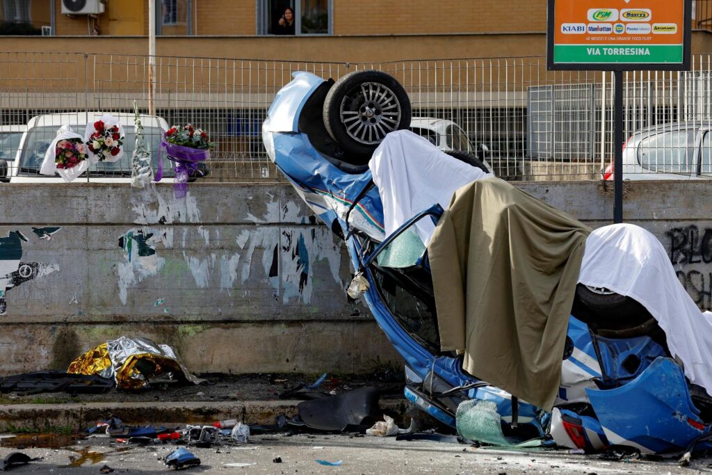 incidente roma poliziotto morto