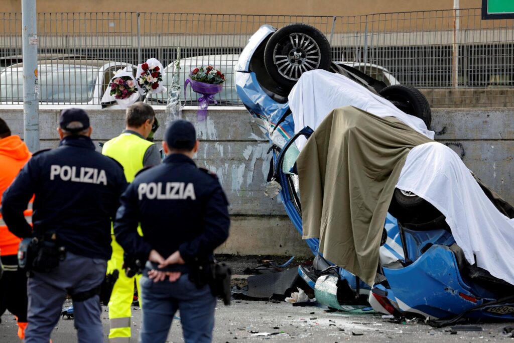 incidente roma poliziotto morto