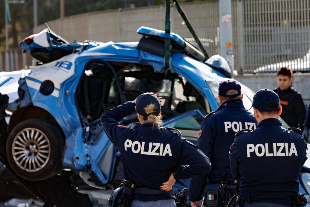 incidente roma poliziotto morto