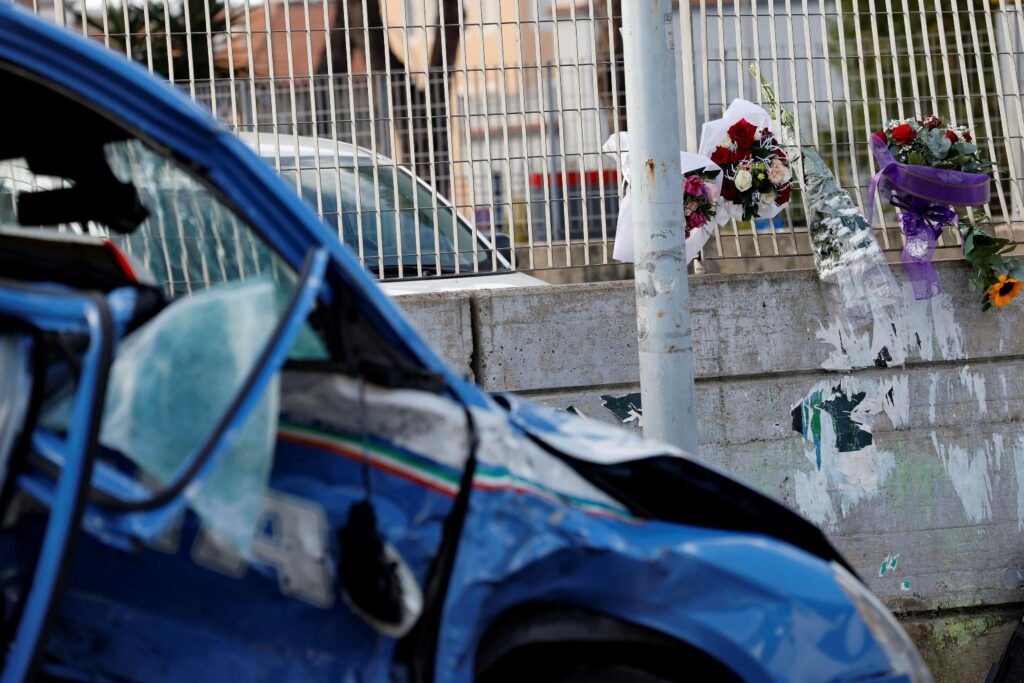 incidente roma poliziotto morto