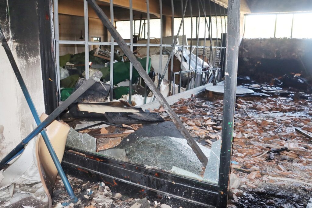 lido comunale e torre nervi danni incendio