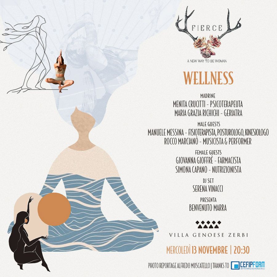 locandina wellness fierce woman