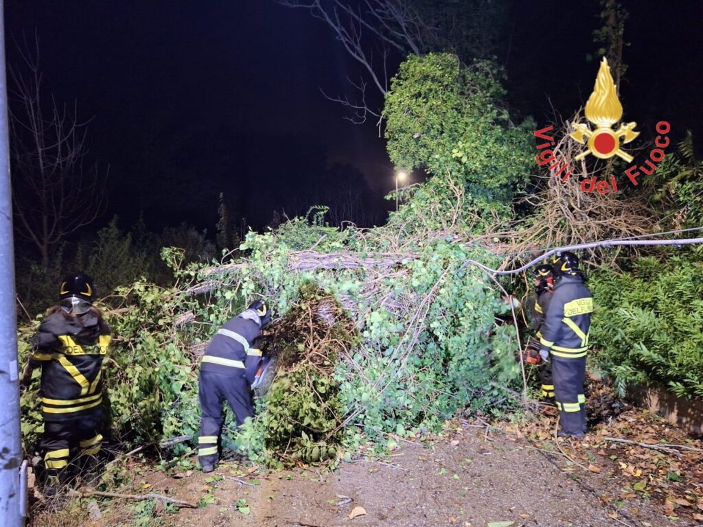 maltempo interventi vigili del fuoco notte (1)