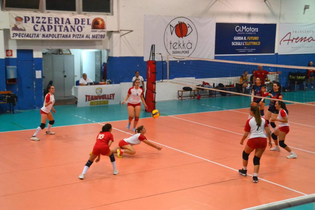 pallavolo messina contro pgs juvenilia juvara serie d femminile 2