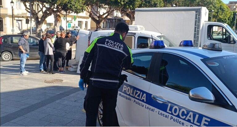 polizia locale rosarno squestro pesce