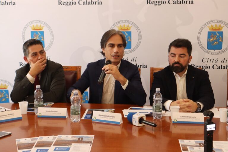 Conferenza stampa nuovo piano rifiuti Reggio Calabria