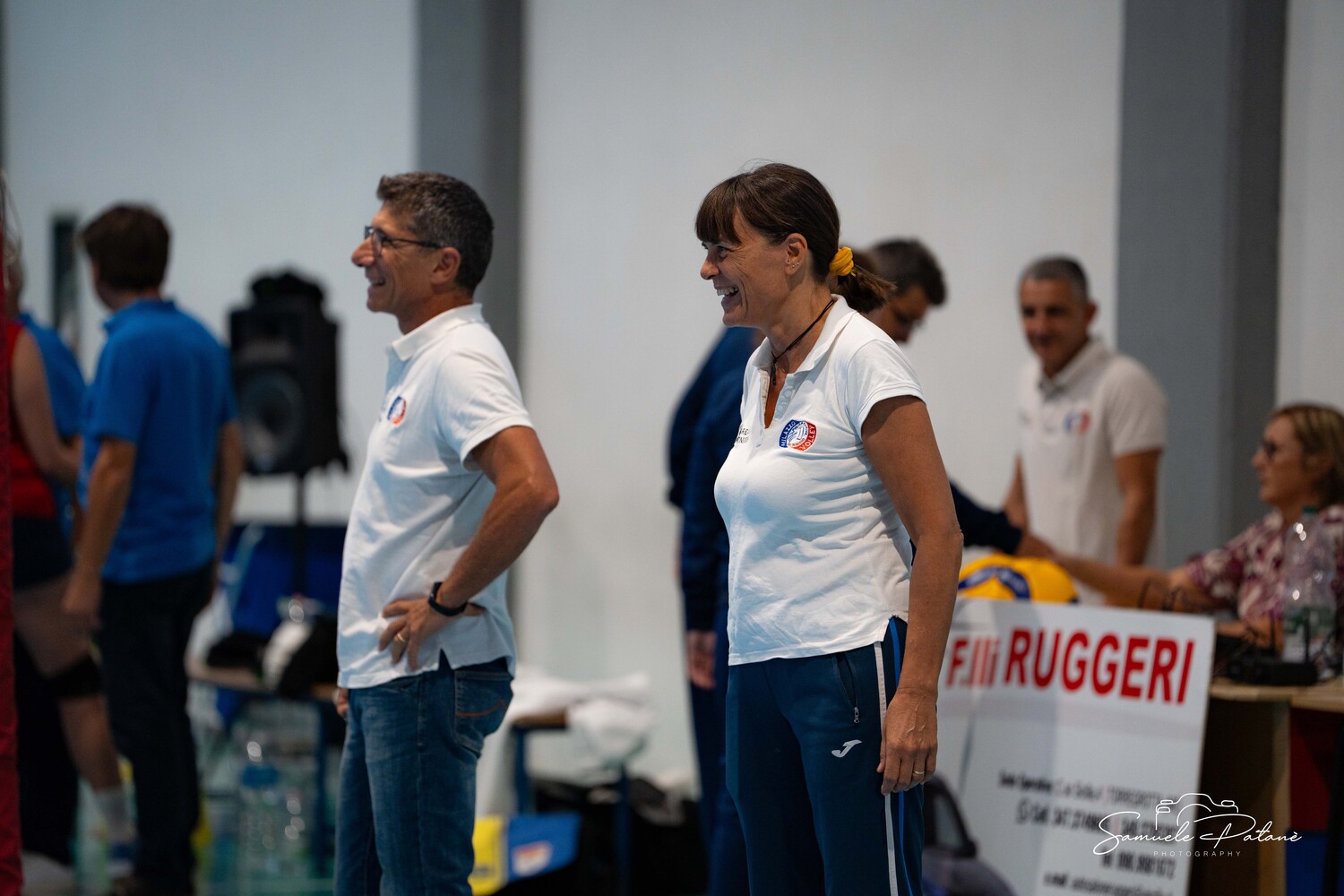 Gina Campagna dirigente Nino Romano Volley