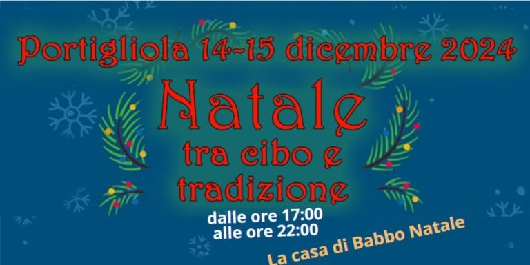 Portigliola Natale tra cibo e tradizione