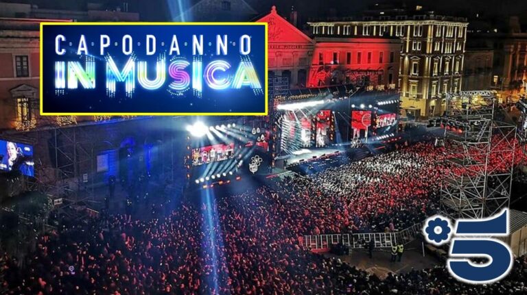 capodanno mediaset canale 5 a catania