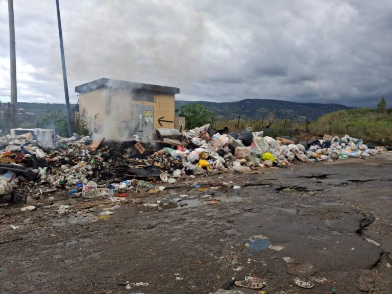 incendio spazzatura arghillà