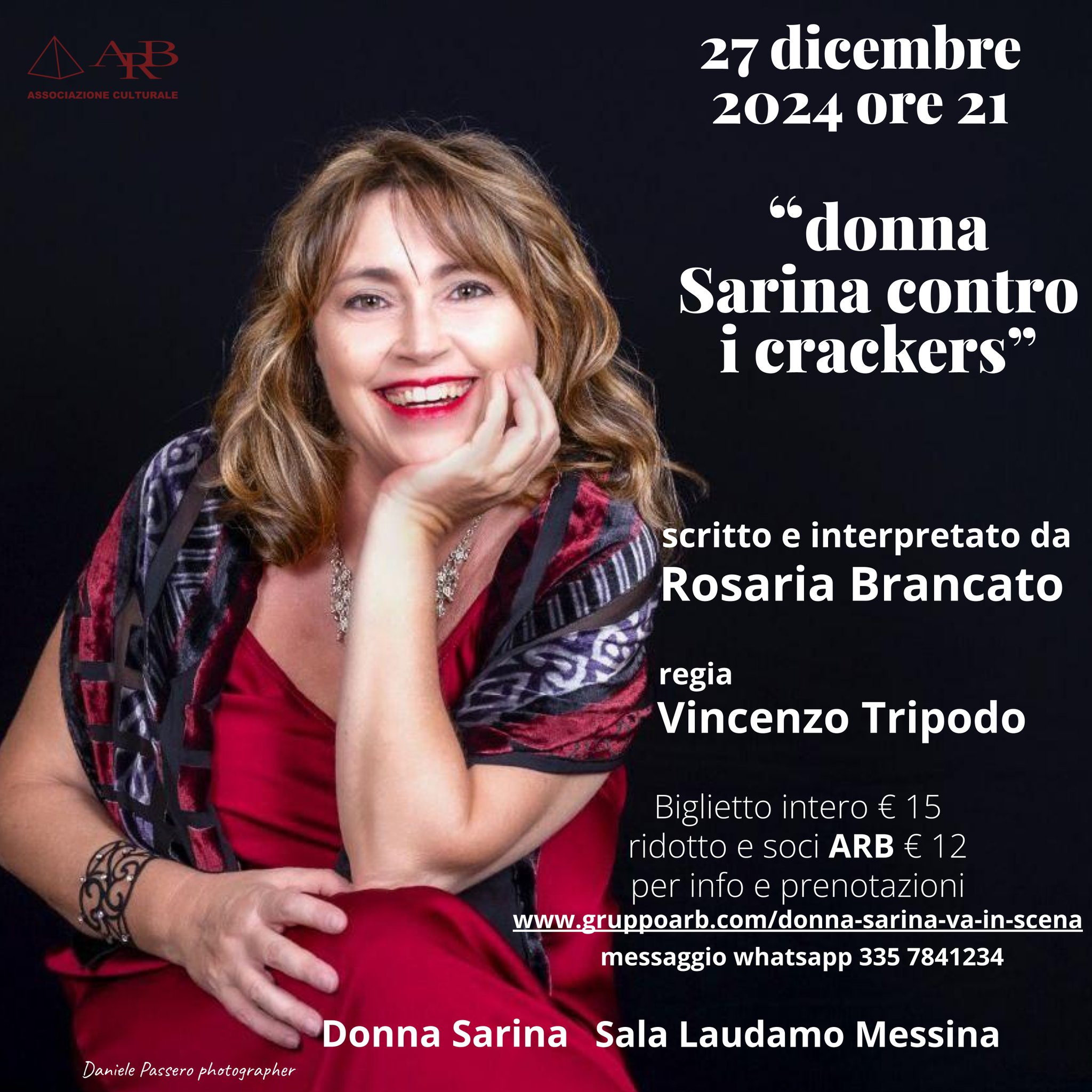 locandina donna sarina 27 dicembre