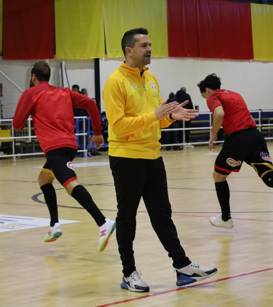 Il tecnico Giuseppe Fiorenza (MESSINA FUTSAL)