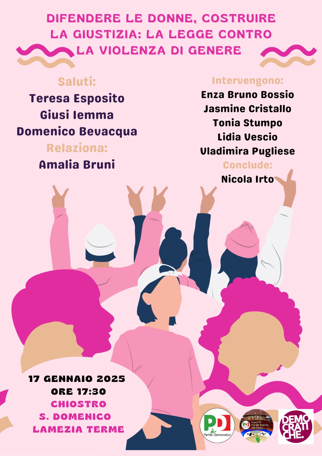 Locandina evento violenza di genere