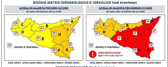 allerta rossa sicilia